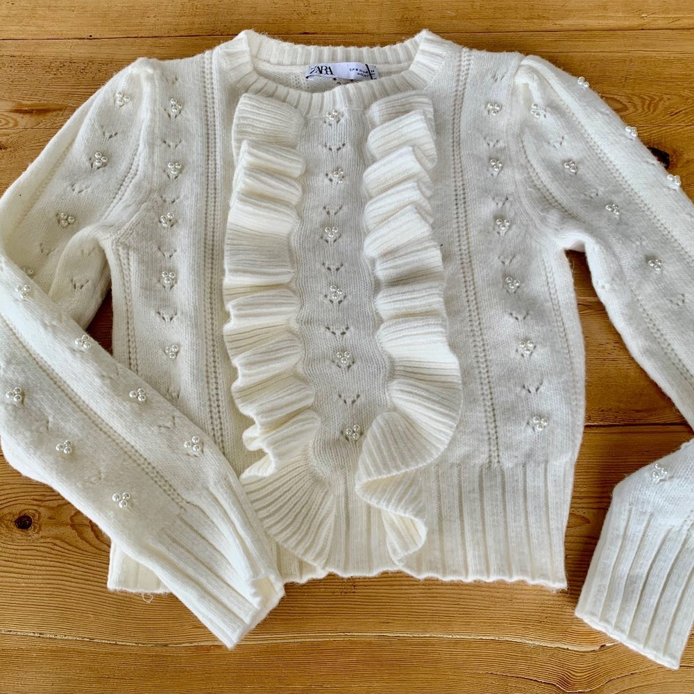 Zara cute embellishment sweater